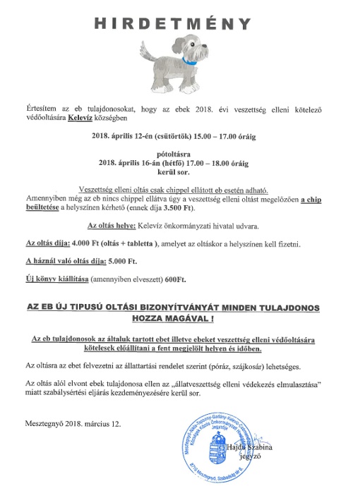 keleviz eboltas 2018