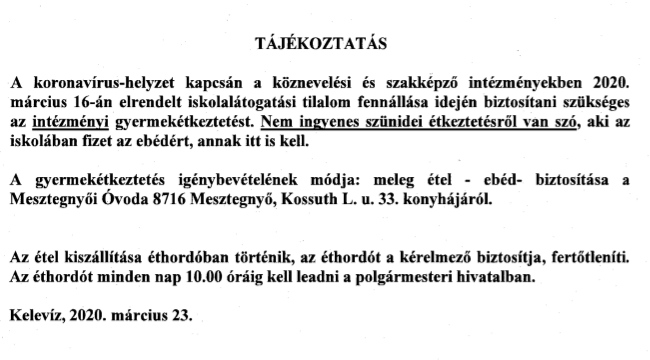 tajekoztato gyermeketkeztetes 20200323